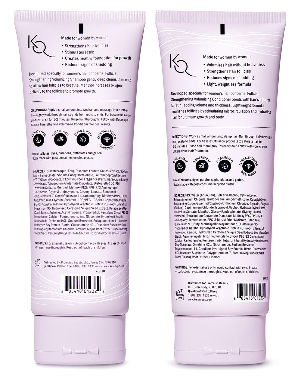 Keranique packaging detalle, envase práctico para rutina diaria.