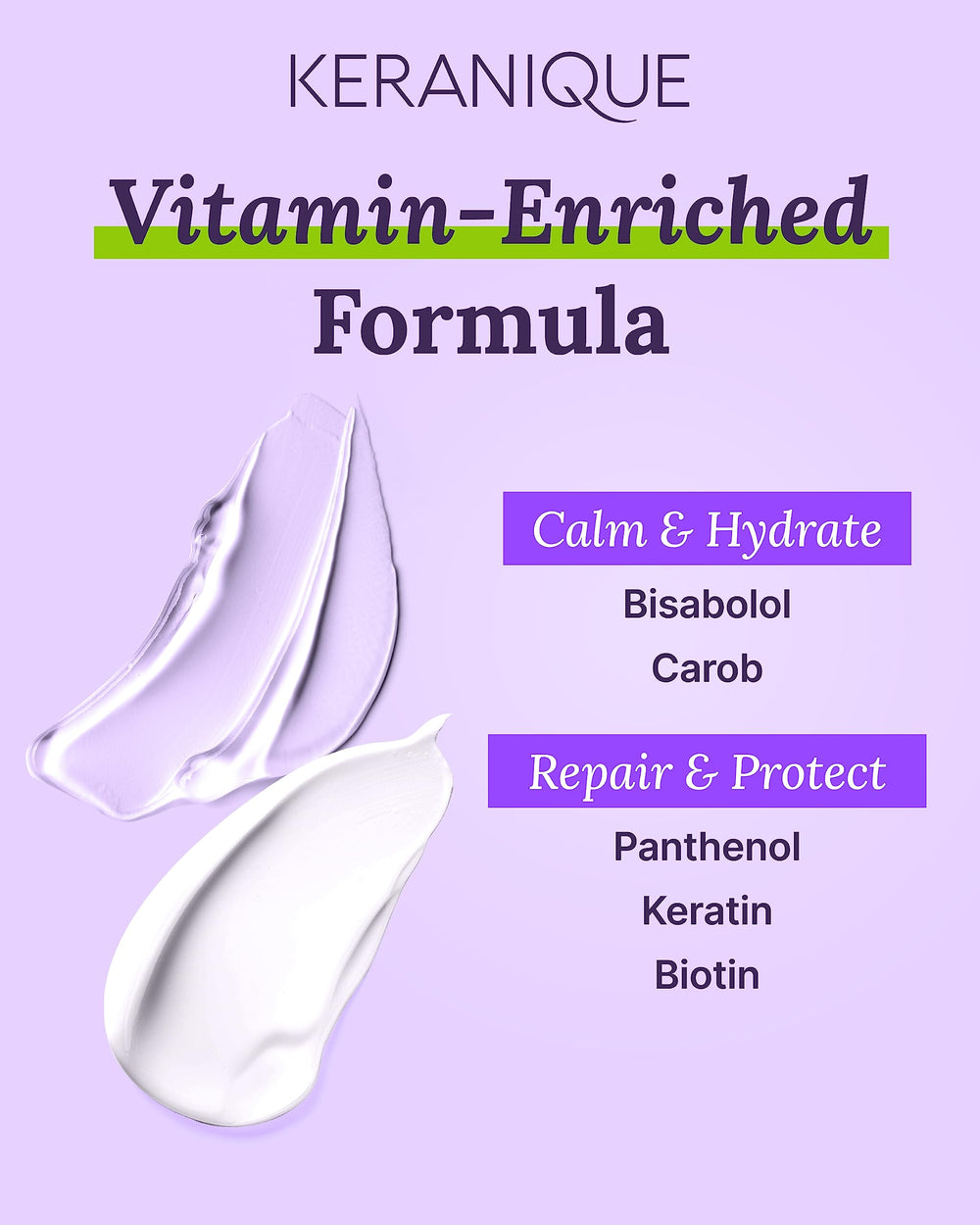 Keranique Panthenol moisture drop closeup suggesting enhanced hydration.