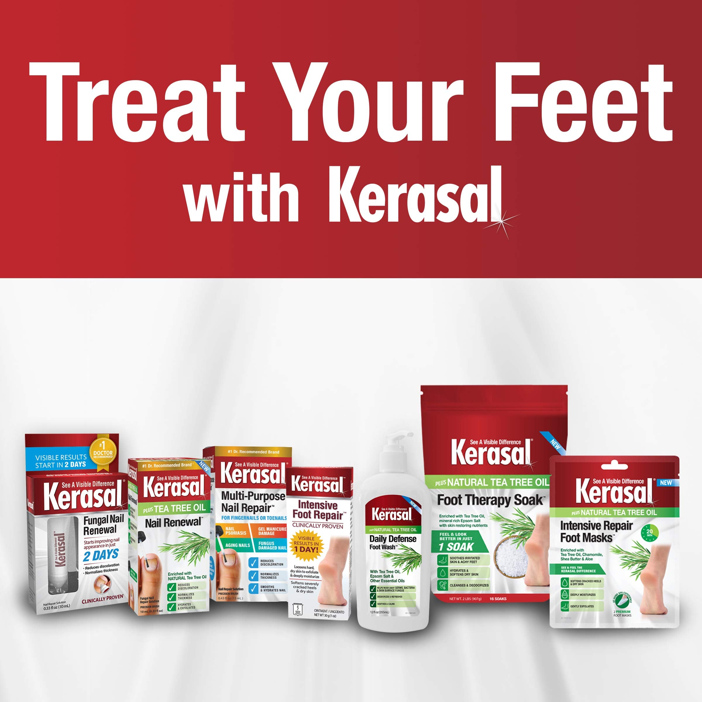 Kerasal Nail Renewal bottle pour demonstrates easy application.