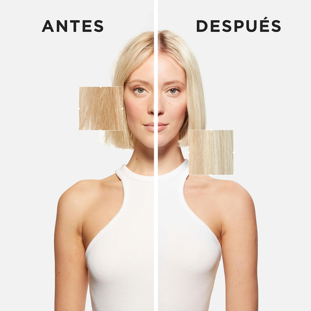 KÉRASTASE Blond Absolu Cicaflash applying conditioner to lengths to soften hair