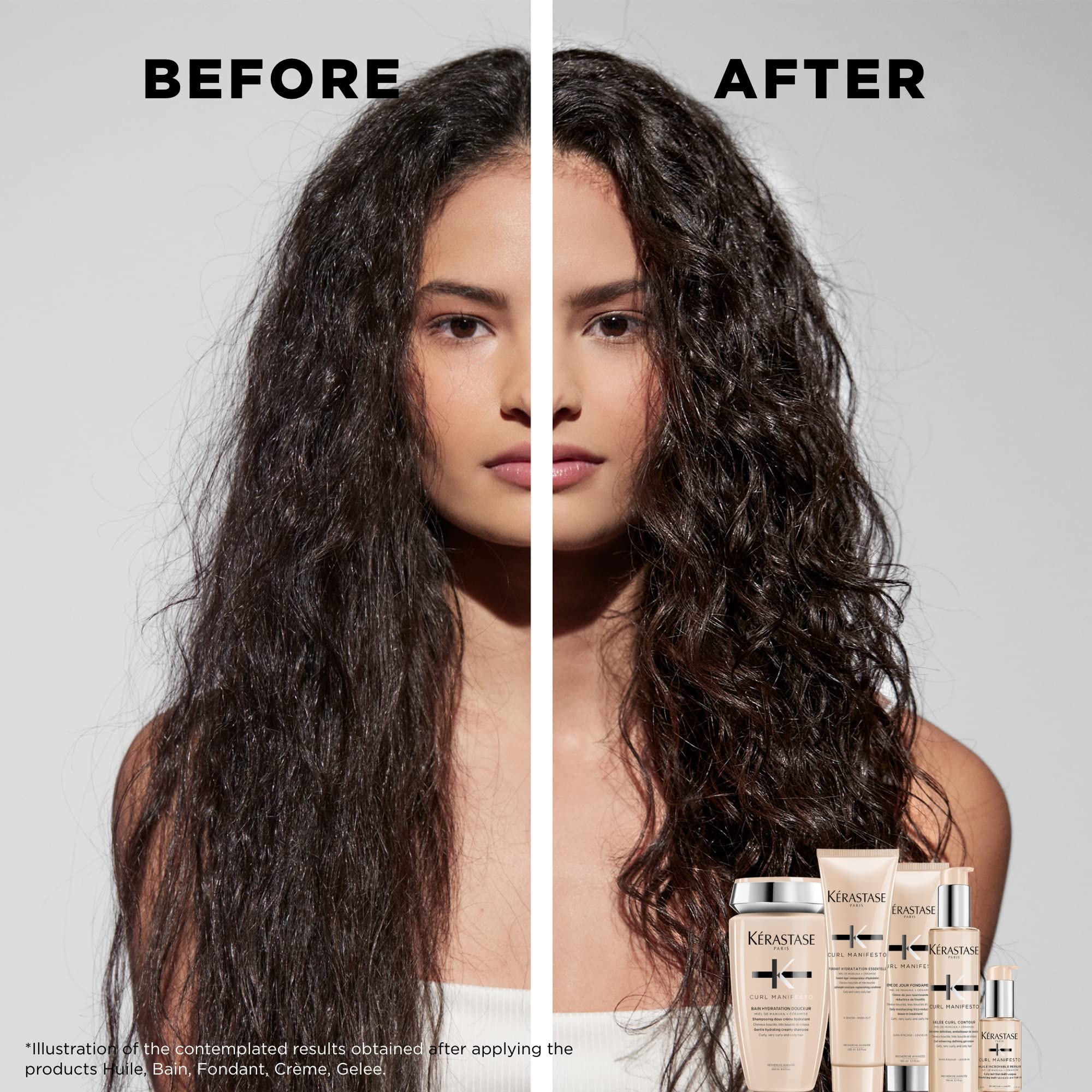Kérasta­se Curl Manifesto smoothing reduces frizz and adds shine