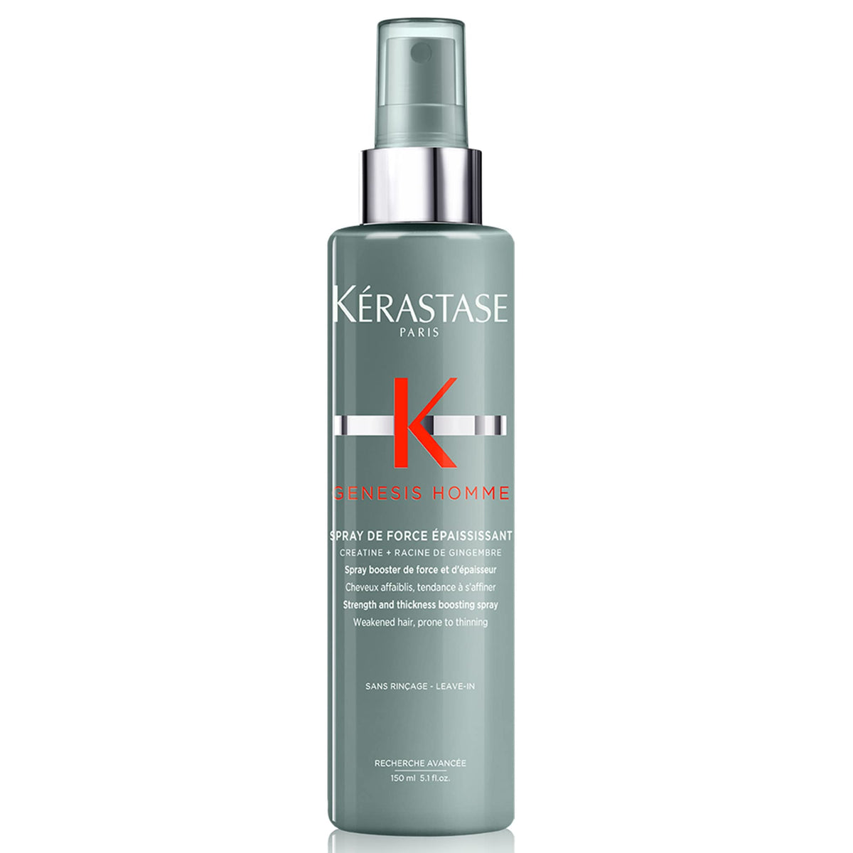 KÉRASTASE Genesis Homme Spray de Force bottle front for instant volume