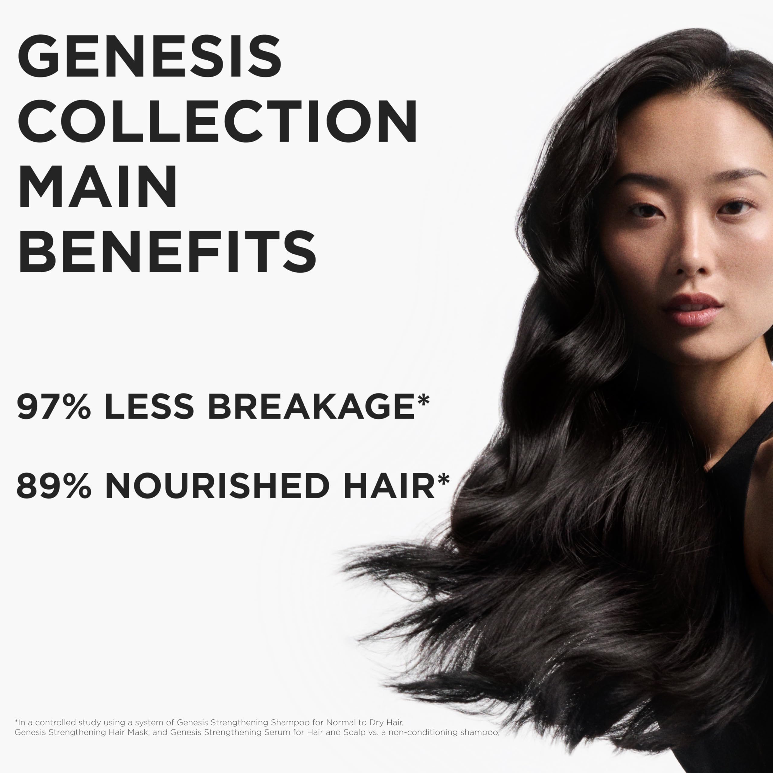 Strengthened feel after using Renforcateur conditioner.