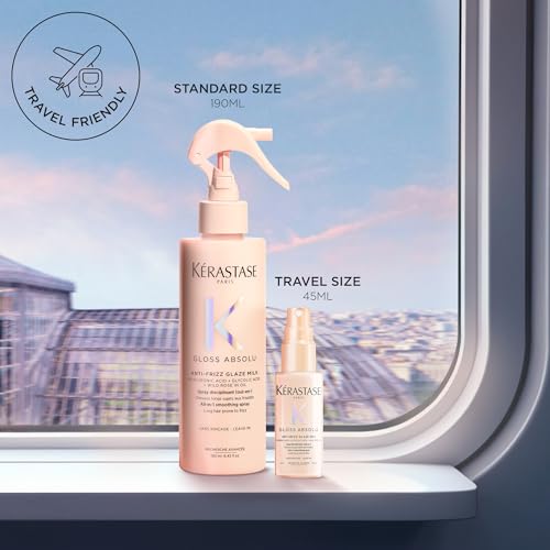 Kerastase Glaze Milk spray bottle for easy, smooth blow-dry results.