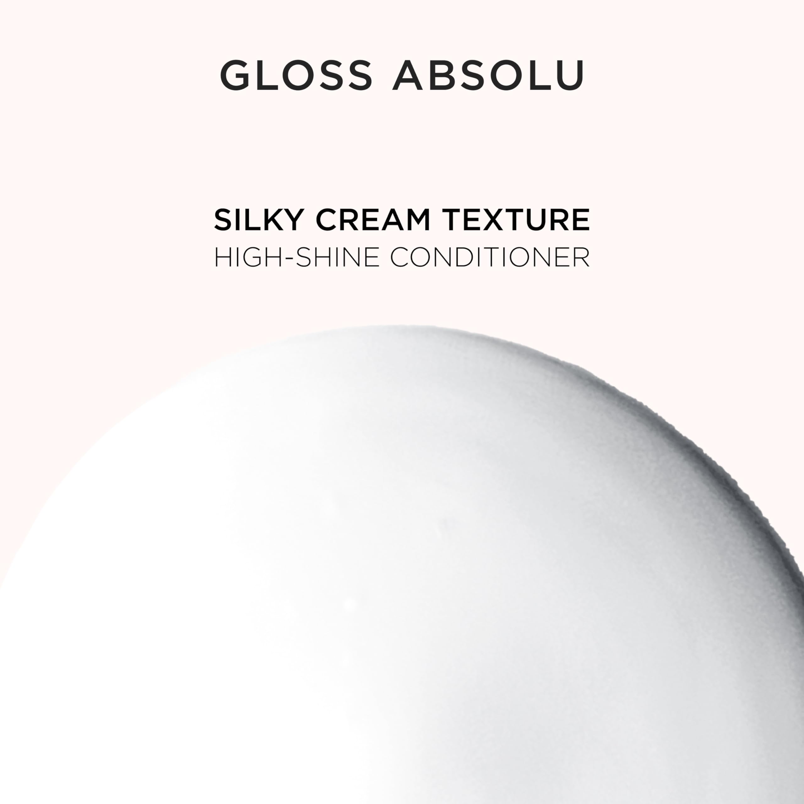 Kérastase Gloss Absolu hair with glossy finish for reflections.