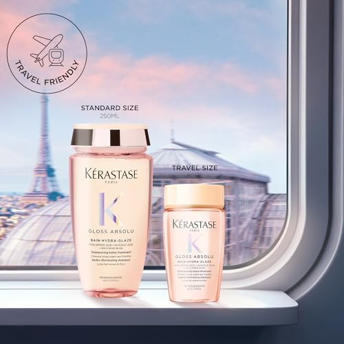 Gloss Absolu label close-up highlights travel-friendly packaging.