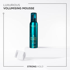 Kérastase Mousse Bouffante foam texture for lightweight thickening and movement.