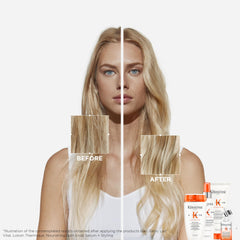 Kérastase Nutritive close-up of plant-based proteins highlighting nourishing nutrients for hair.