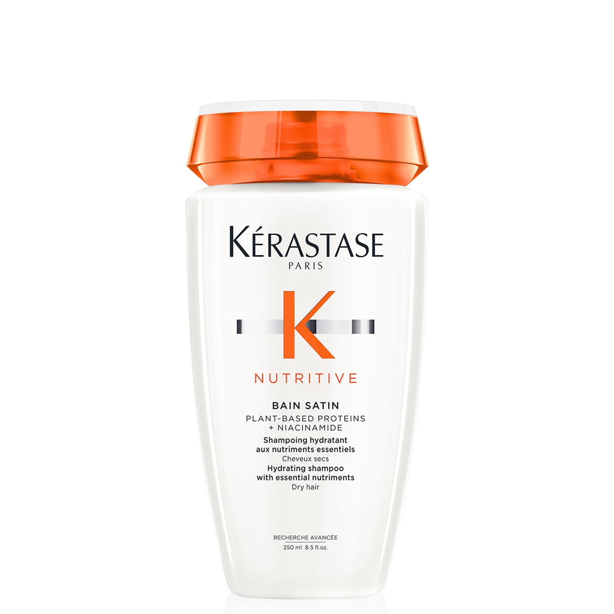 Kérastase Nutritive Gentle Hydrating Shampoo bottle offering hydration for dry hair.