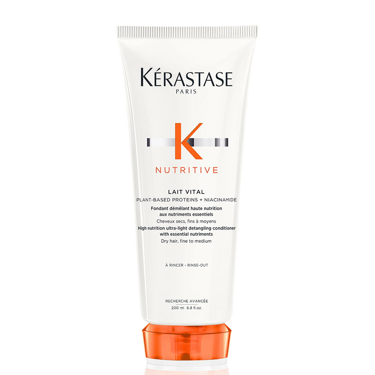 Kerastase Nutritive Lait Vital bottle shows lightweight hydration for fine to medium hair