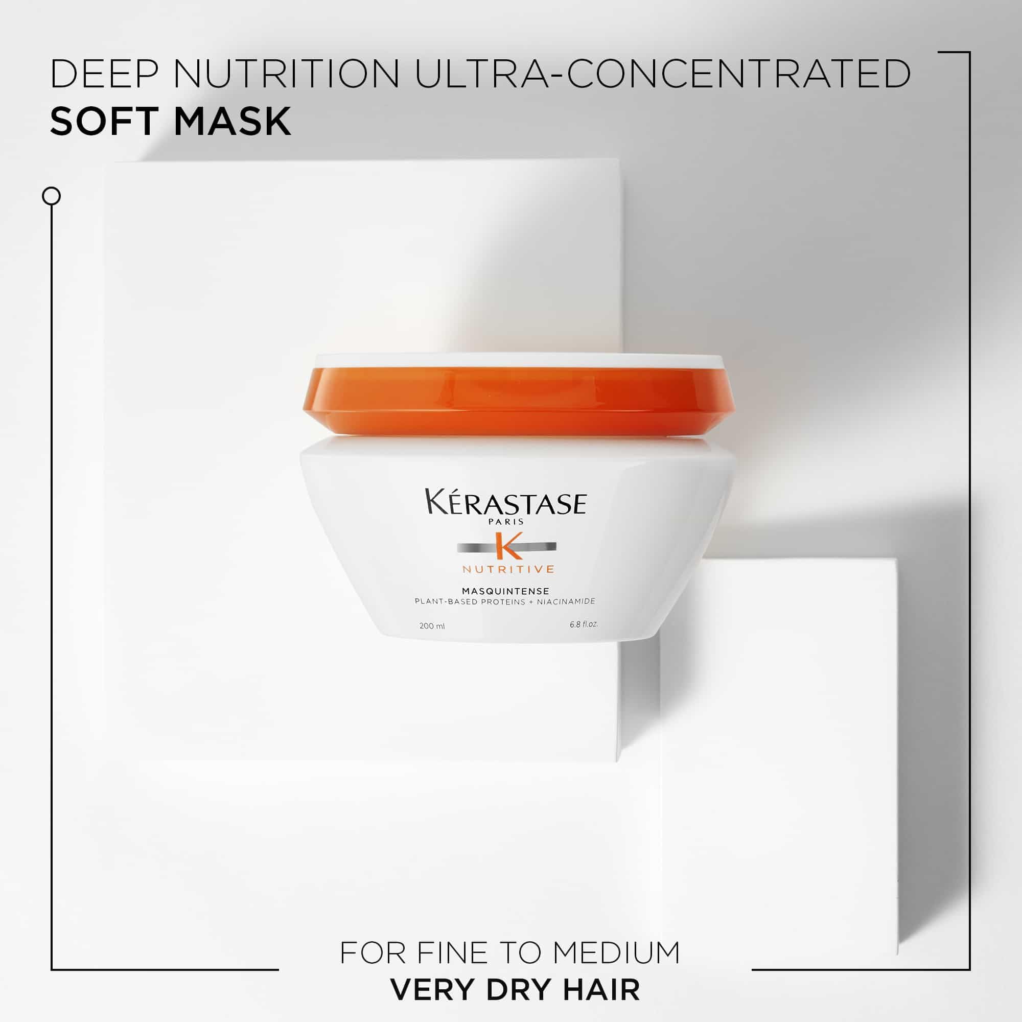 KÉRASTASE Nutritive Masquintense mask after-use portrays softer, more manageable hair