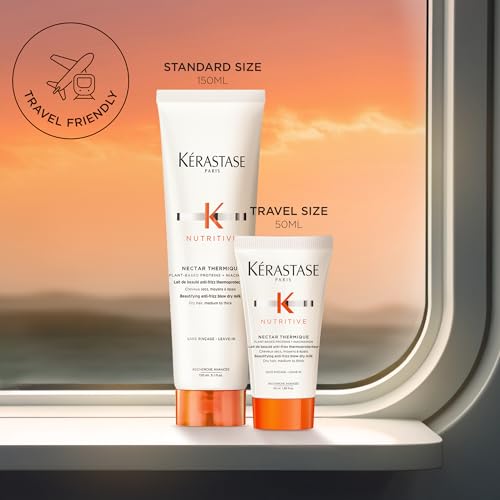 Kérastase Nectar Thermique texture close-up shows silky, creamy formula