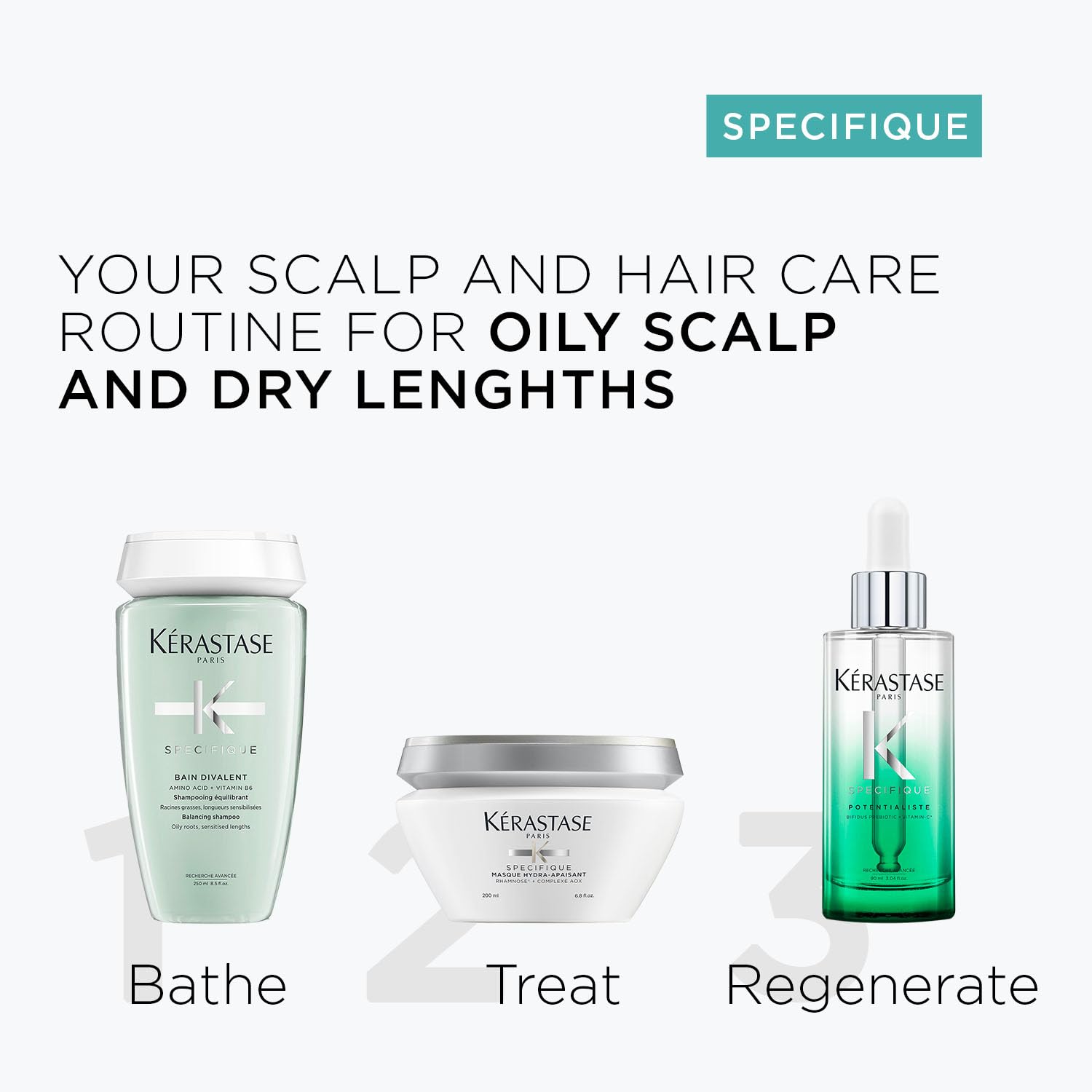 Kerastase Potentialiste packaging on a clean surface signals premium scalp care.