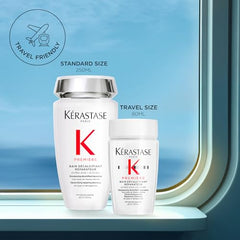 Kerastase Premiere Sulfate-Free Shampoo label graphic indicating calcium buildup removal