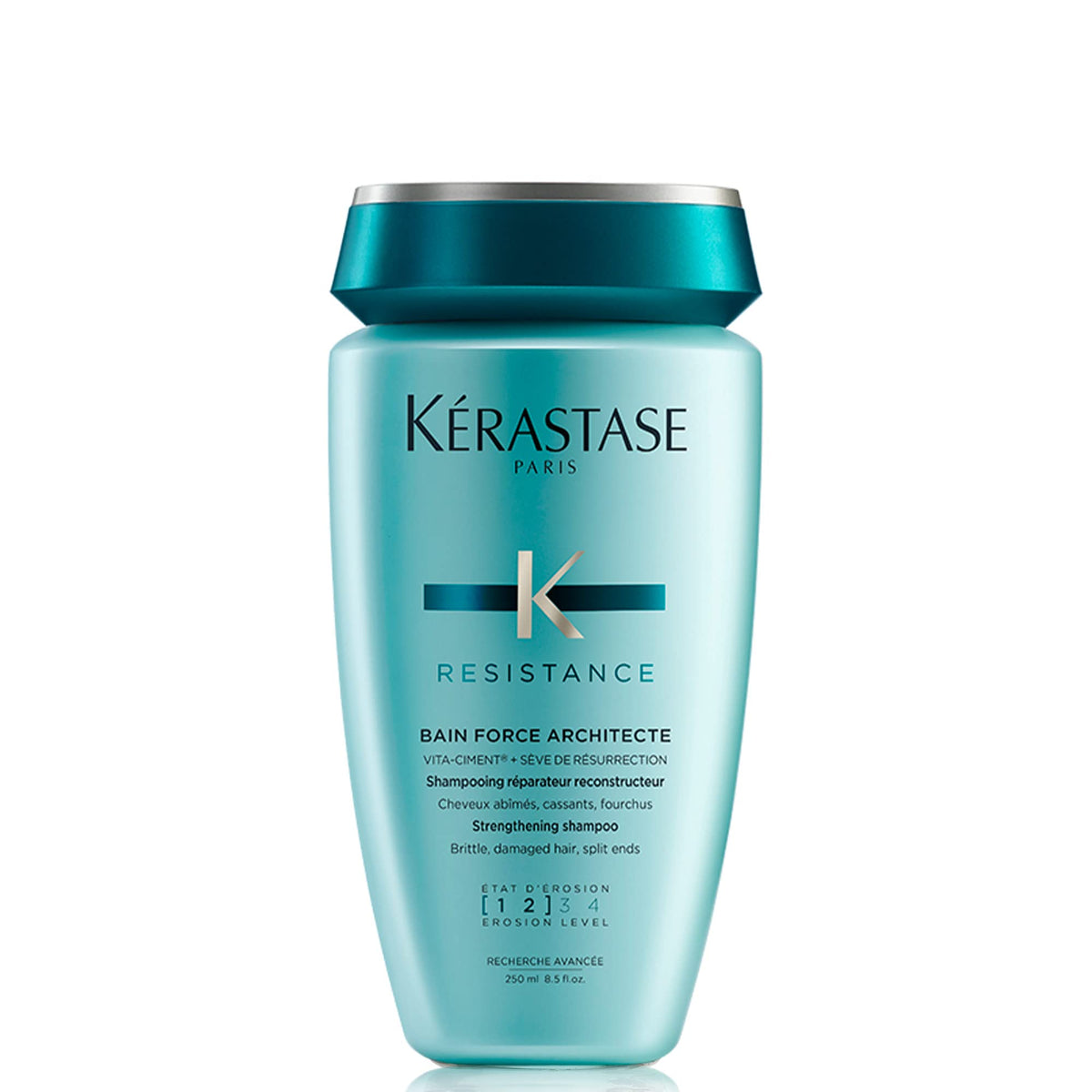 Keraste Resistance Force Architecte shampoo bottle for repairing damaged hair