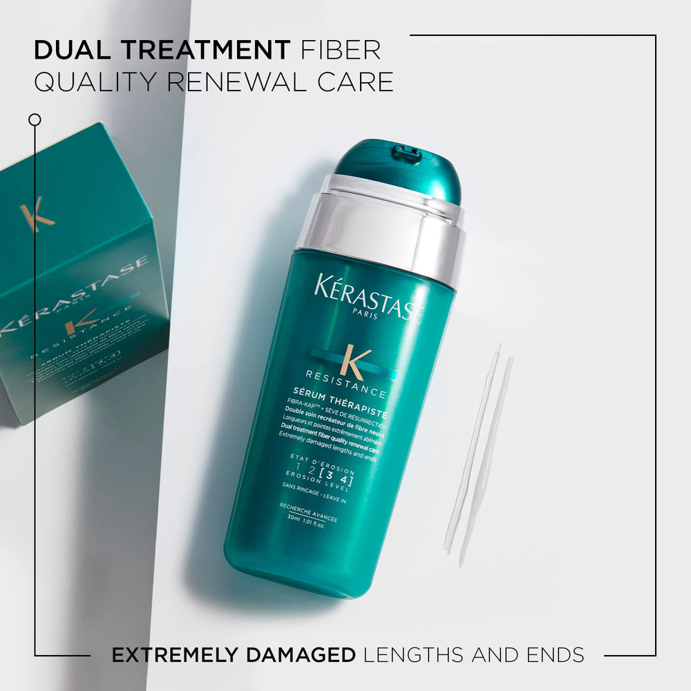 Texture swatch of KÉRASTASE Therapiste serum for hydrated lengths