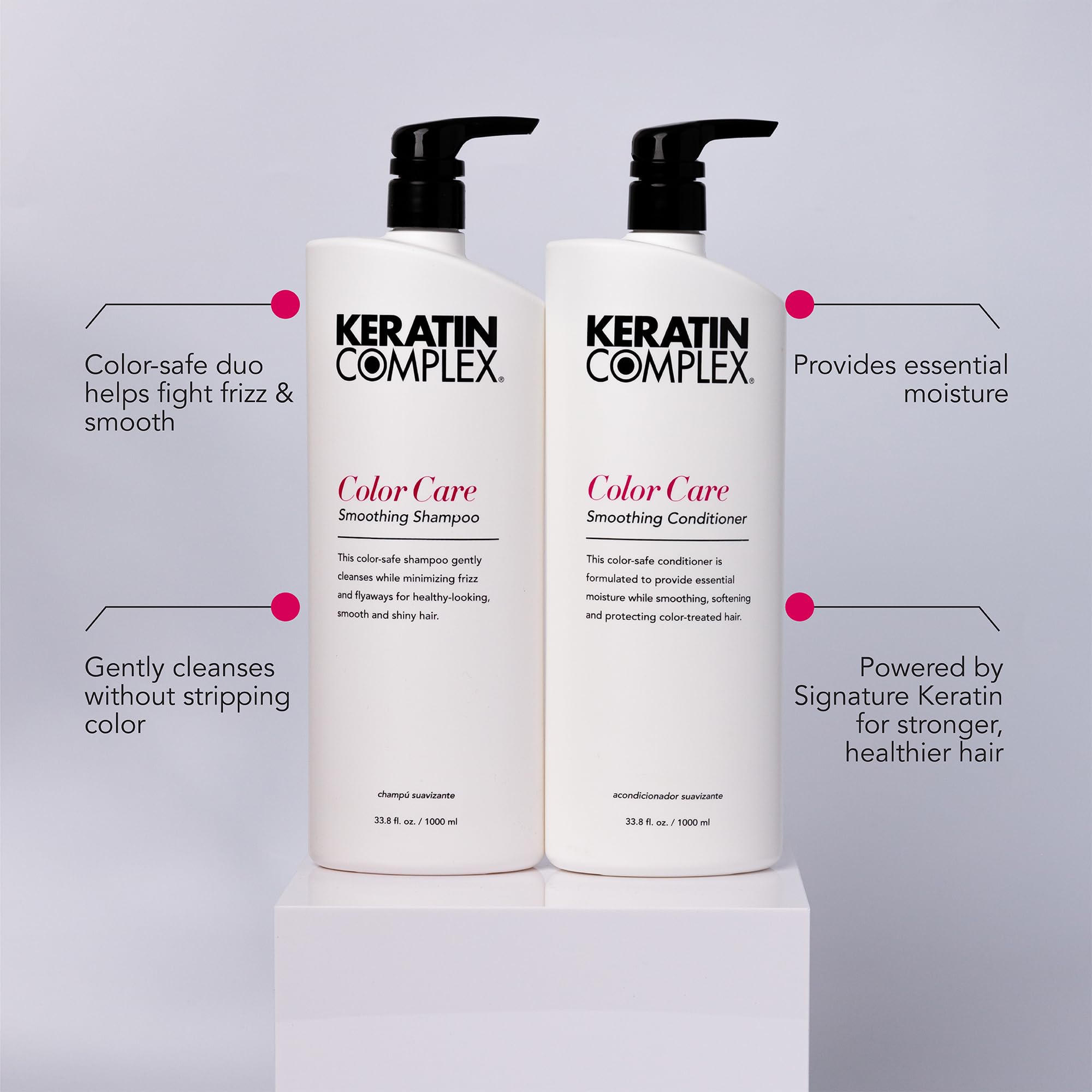 Keratin Complex Color Care conditioner swirl close-up for smooth detangling
