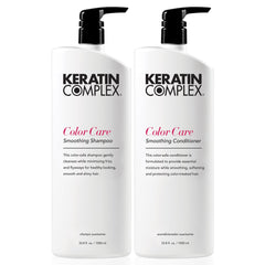 Keratin Complex Color Care shampoo bottle front shows color protection