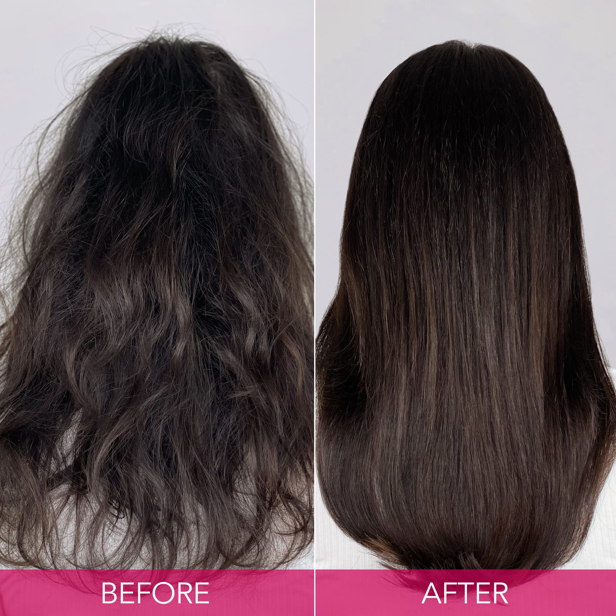 Applying Keratin Complex Color Care Shampoo to damp hair in shower