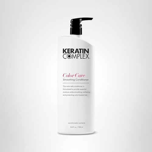 Label notes suitability for all hair types, including keratin-treated hair.