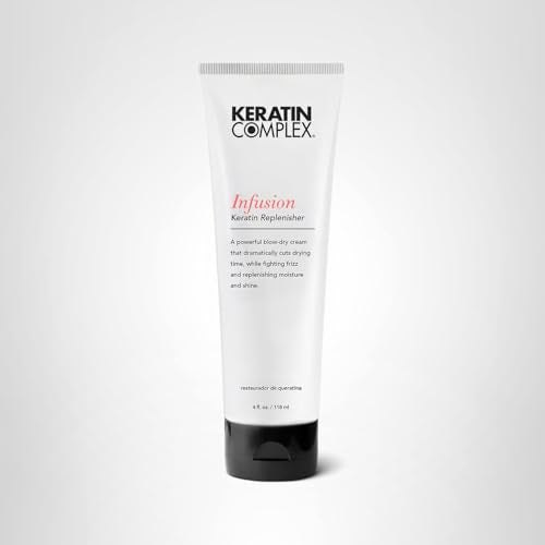 Keratin Complex Infusion Replenisher hydrolyzed wheat protein strengthens hair