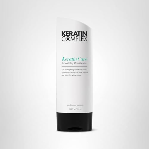 Keratin Complex Keratin Care Smoothing Conditioner dispense action shows even distribution.