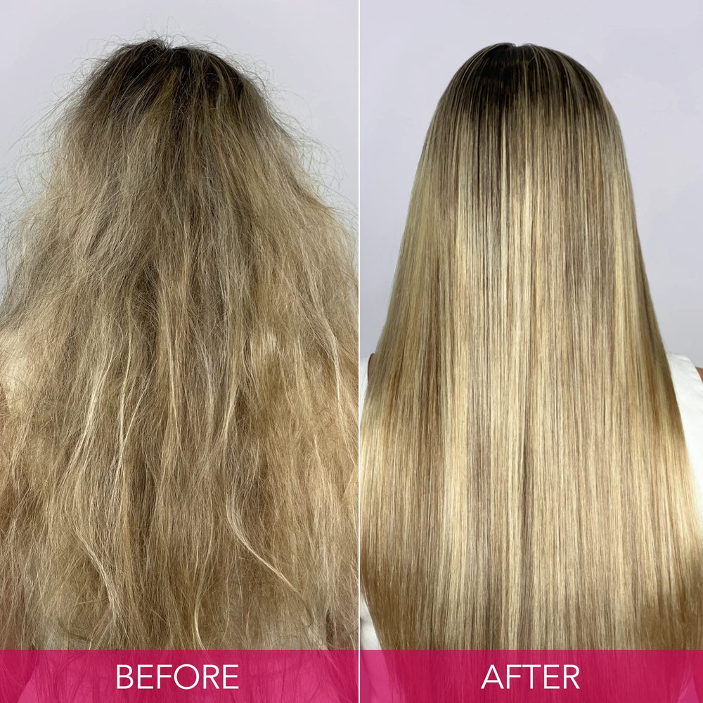 Keratin Complex Keratin Obsessed: etiqueta sin dañar el color, mantiene tonos vivos.