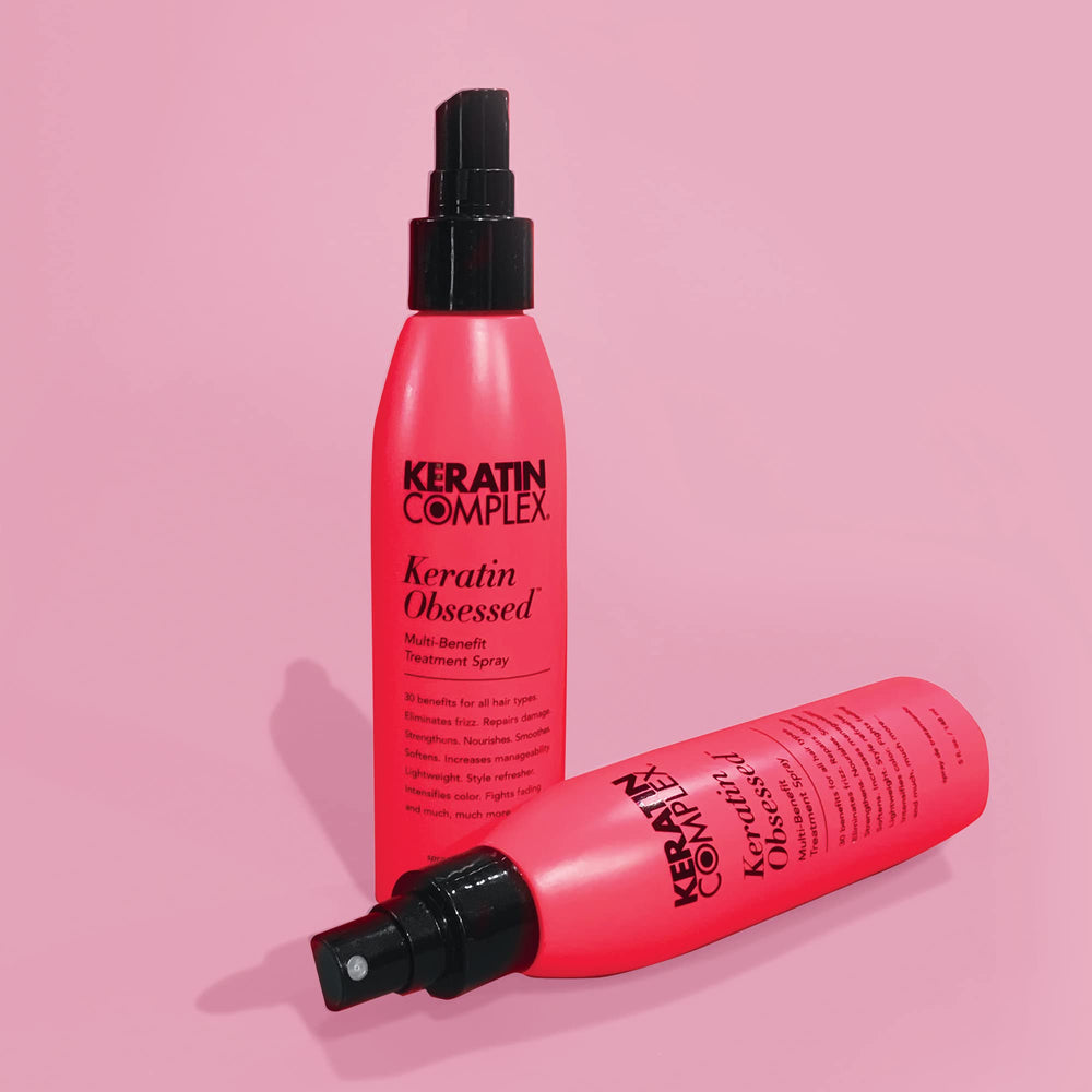 Keratin Complex Keratin Obsessed: facilita peinado y reduce tiempo de secado.