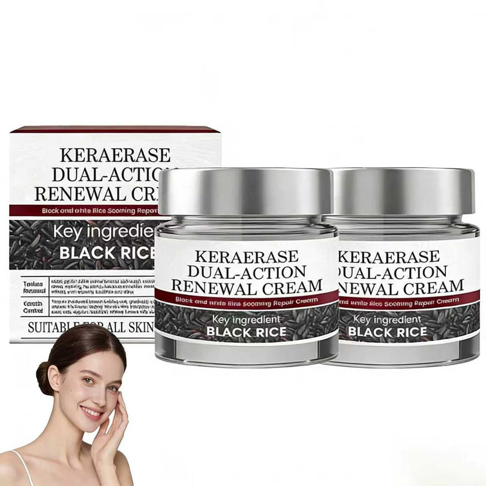 Keratin Erase crema renovadora en bote, ideal para uso diario y piel suave