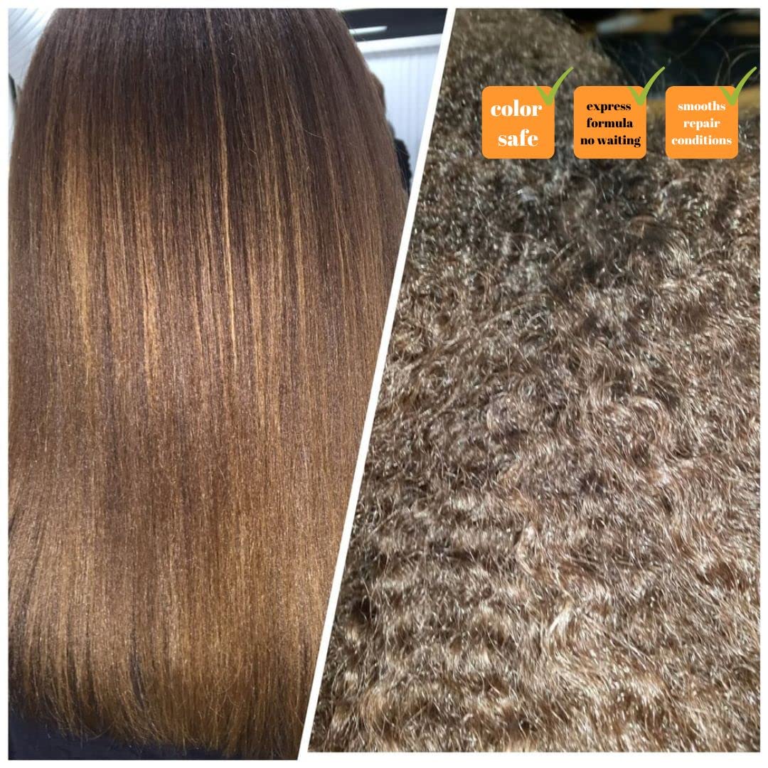 This Kerazon Professional Intensive Hair Mask step3 tub close-up suggests deep conditioning.
