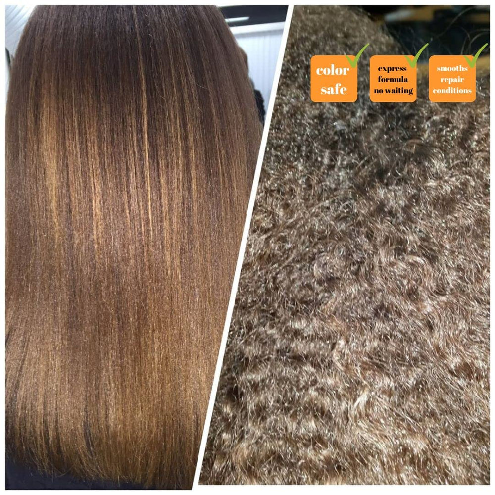 This Kerazon Professional Intensive Hair Mask step3 tub close-up suggests deep conditioning.