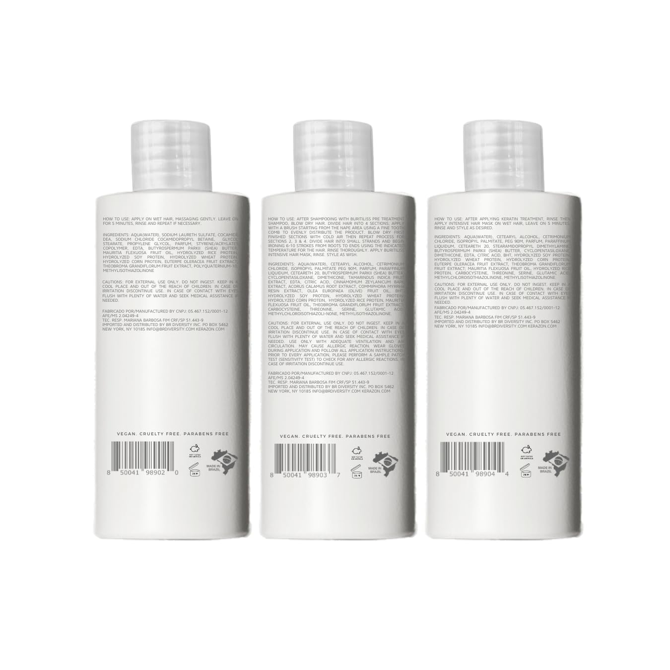 Kerazon sensitivity test reminder before Keratin treatment.