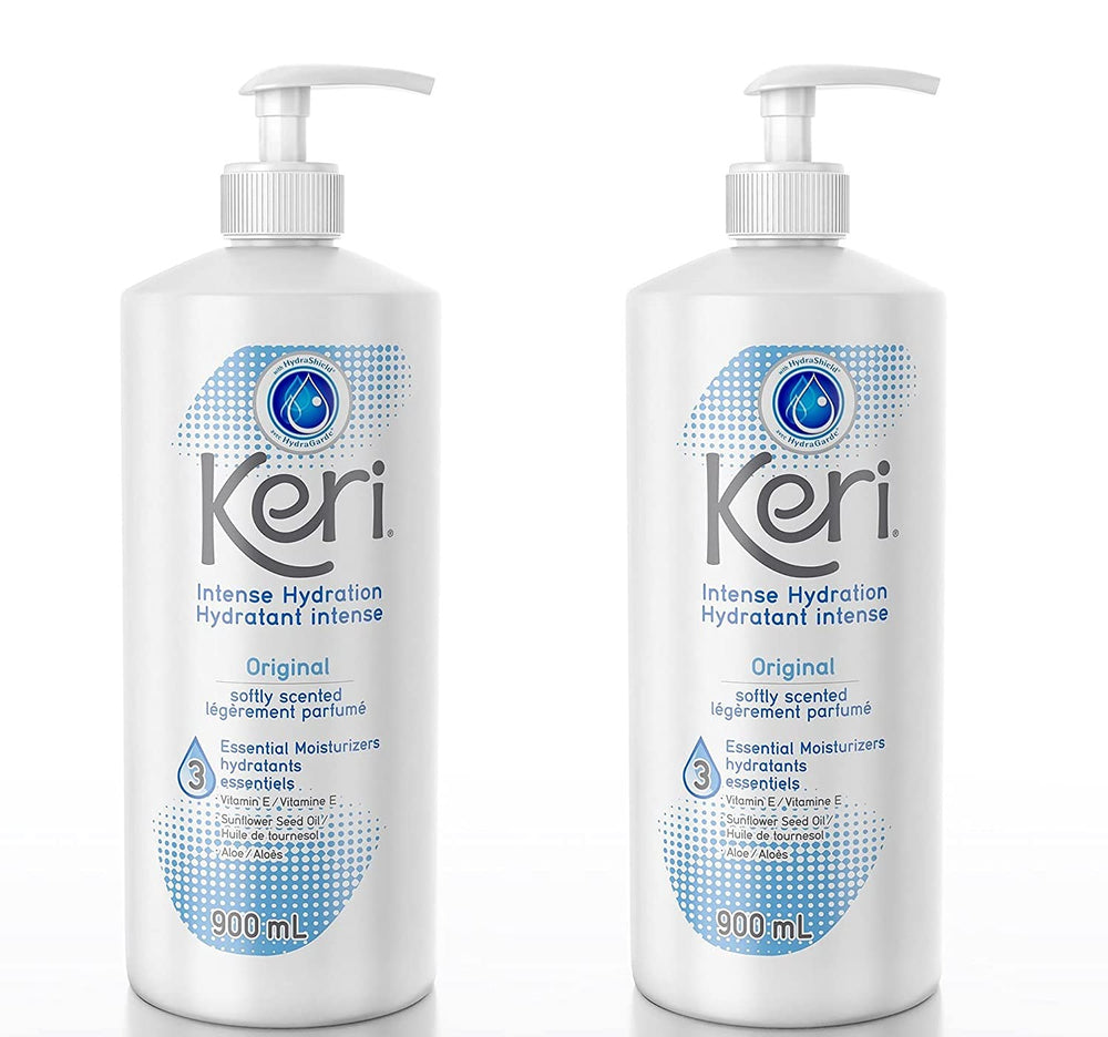 Keri Lotion texture closeup highlights smooth, non greasy skin feel