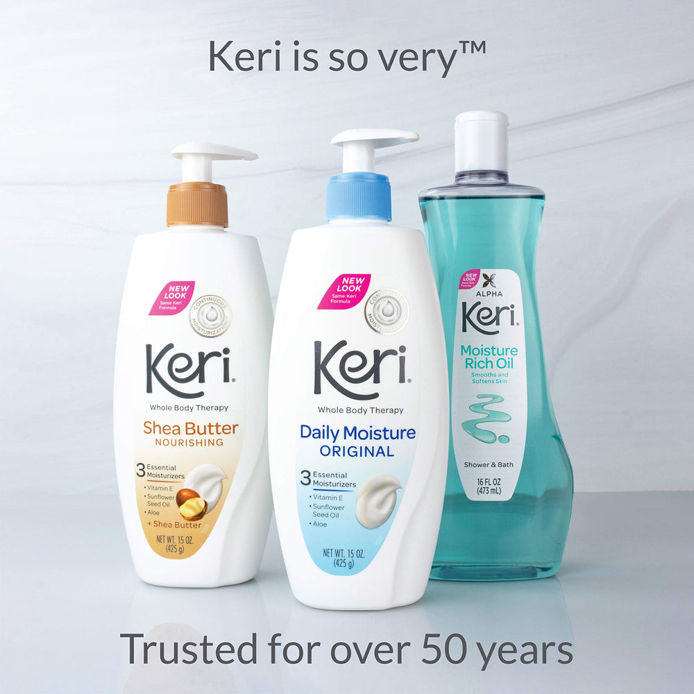 Keri Original uso tras la ducha, ayuda a sellar la humedad.