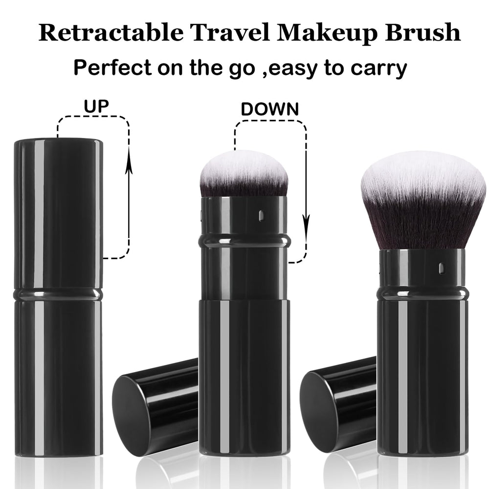 Durable Keriloo aluminum-handle kabuki brush delivering smooth makeup application.