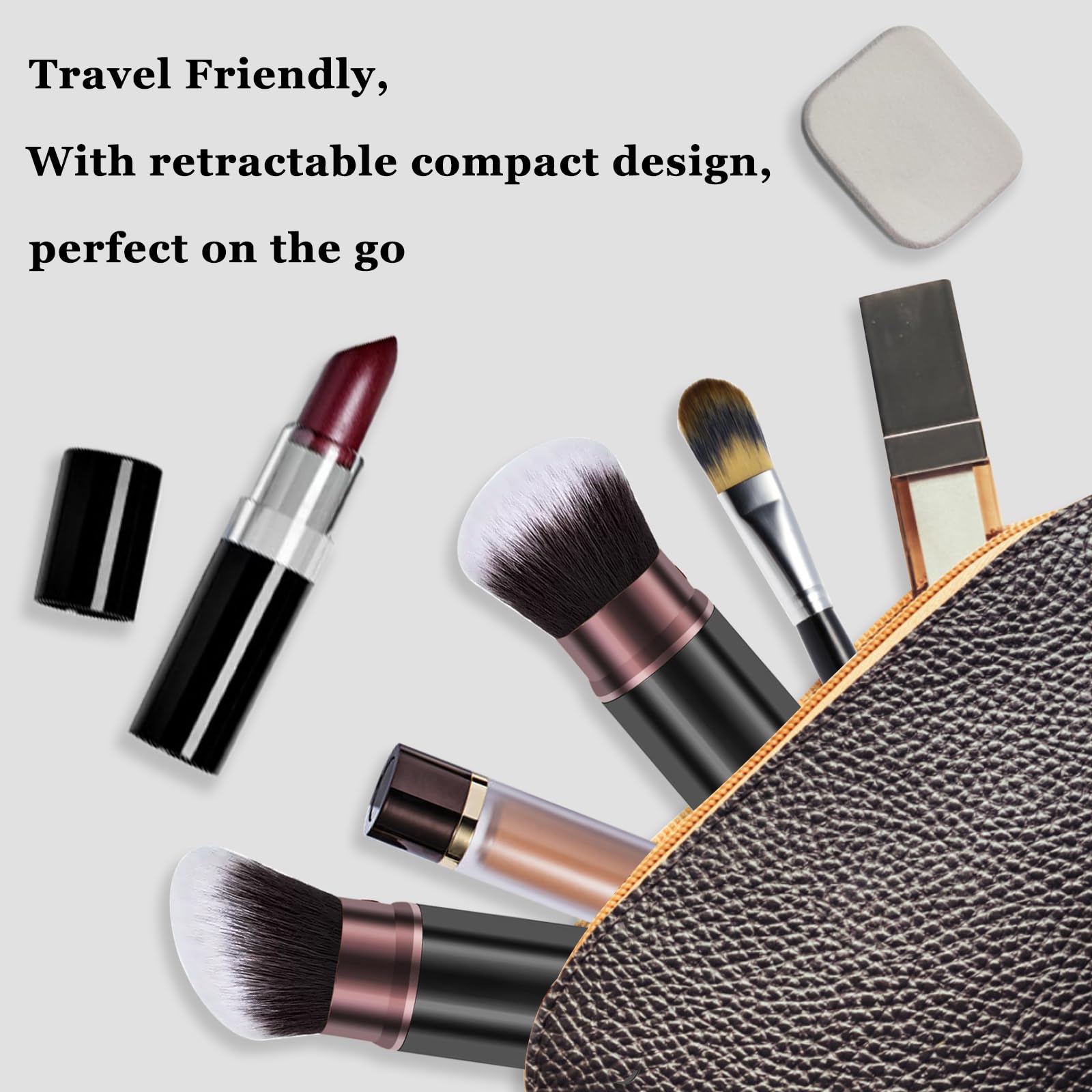 Keriloo aluminum construction delivers a sturdy, rust-resistant makeup tool.