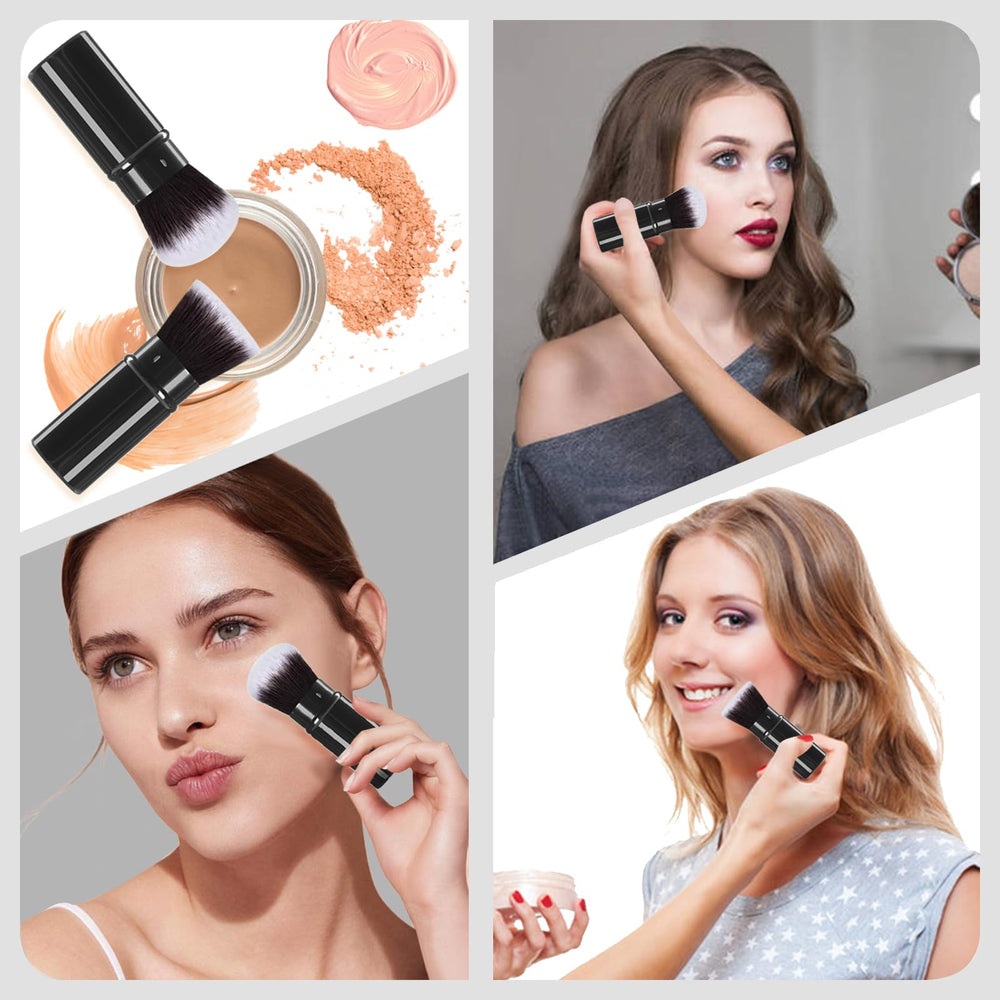 Cruelty-free Keriloo synthetic fibers provide soft, even coverage.