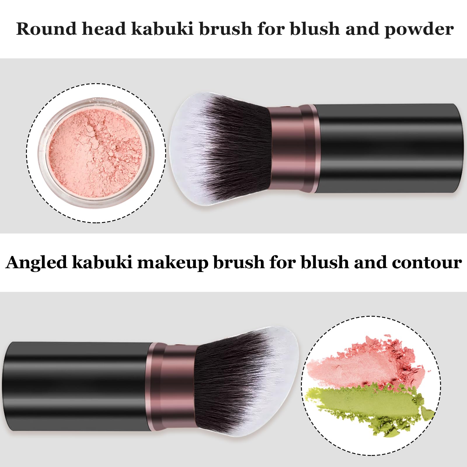 Keriloo travel cap protects bristles for clean, on-the-go touch-ups.