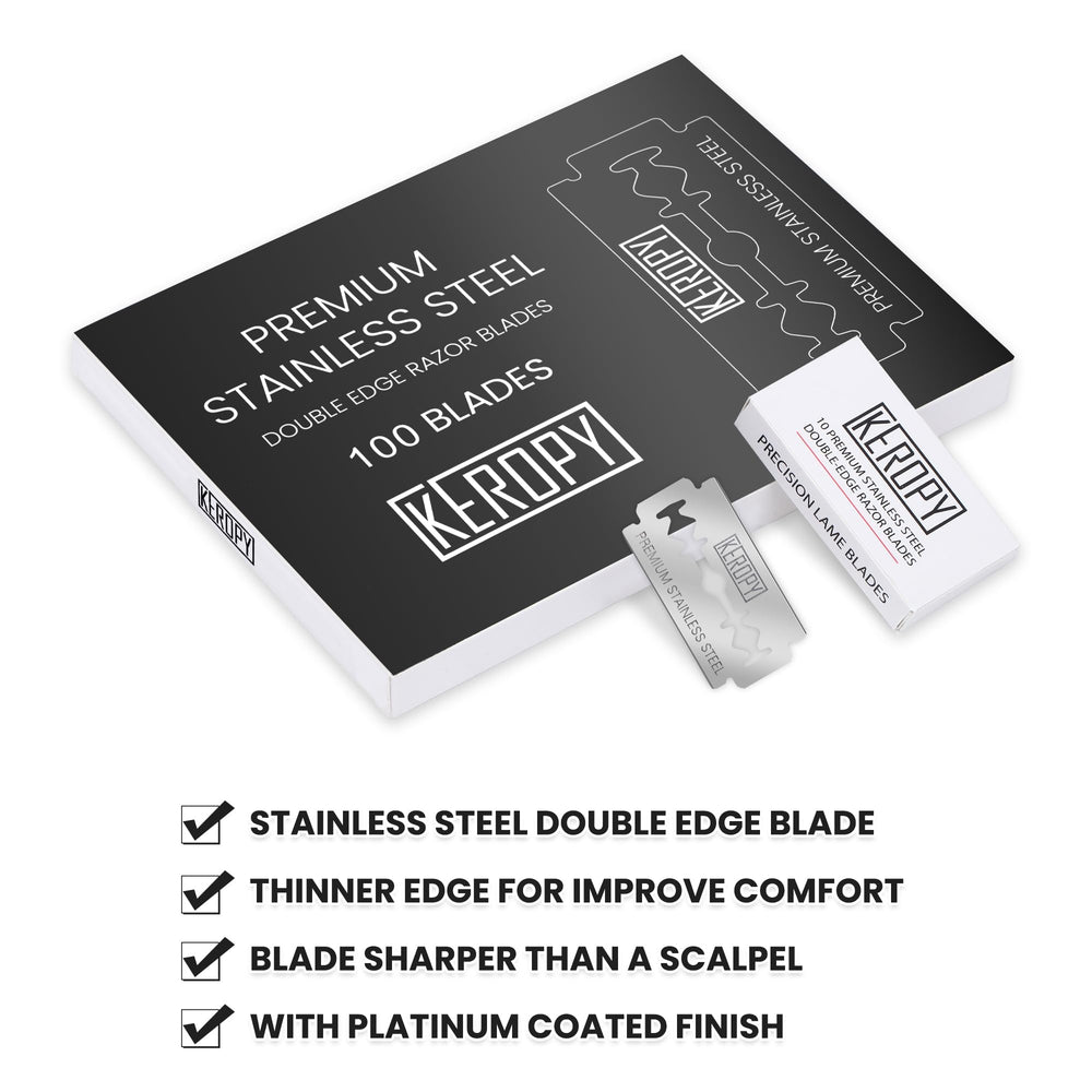 Keropy 100 blade bank included, safe disposal between uses.