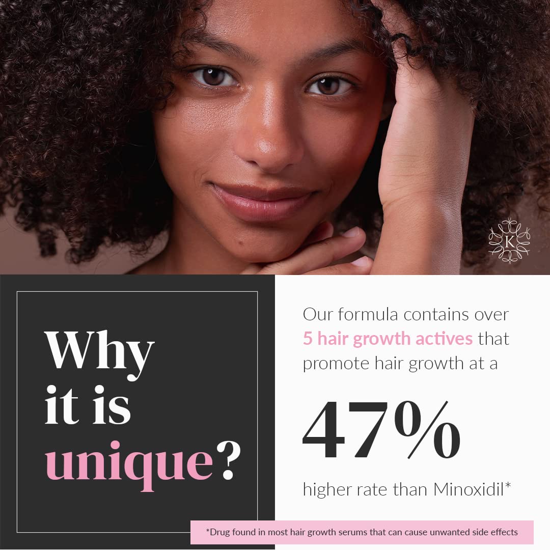 Massaging Kerotin serum into the scalp for nourishing care