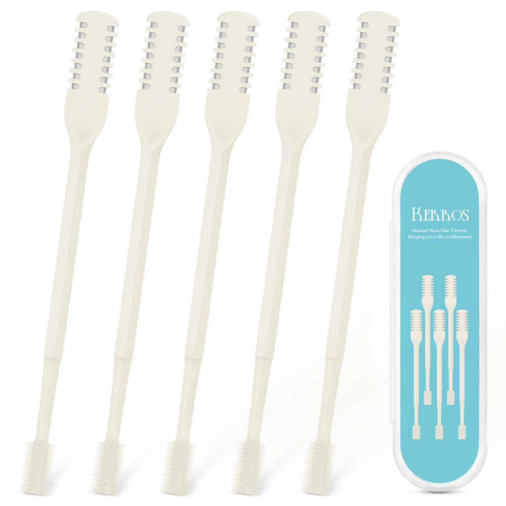 Kerros nasal hair cutter dual-ended design for precise trimming on the go