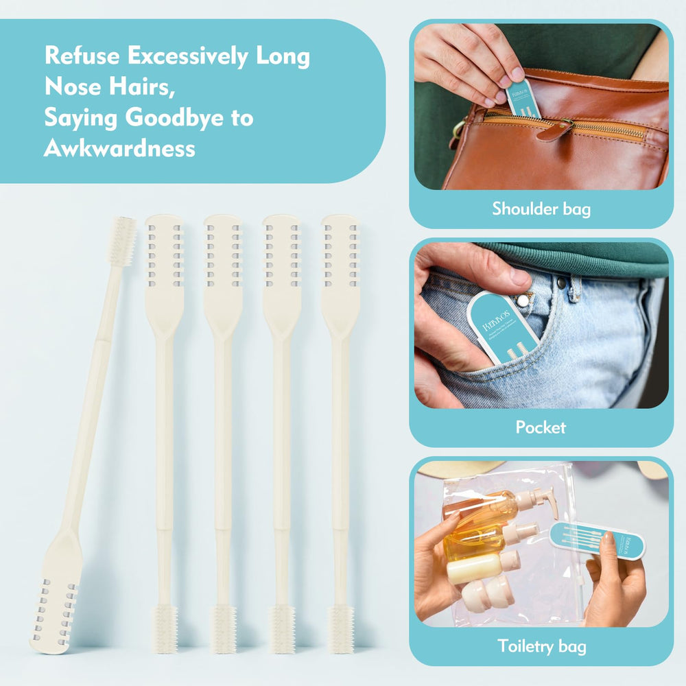Kerros two-in-one nasal hair cutter offers trimming and cleaning versatility
