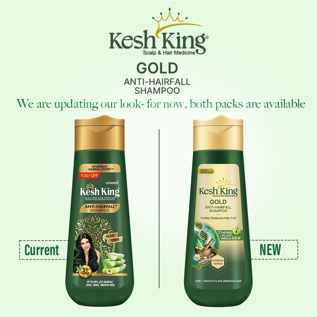 Kesh King con ayurveda y aloe vera, nutre el cuero cabelludo.