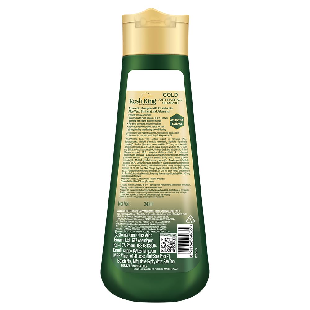 Kesh King fragancia herbal duradera durante todo el día.