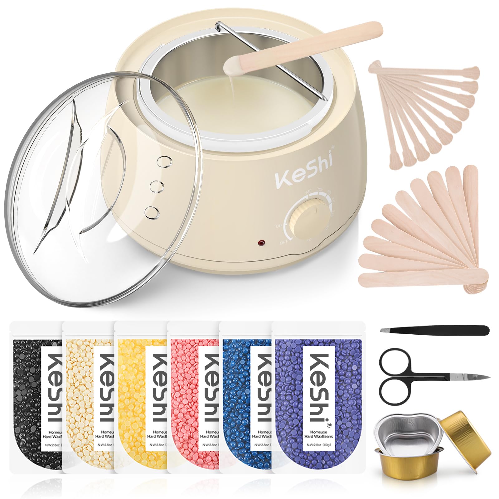 KeShi home salon experience for convenient, salon-grade waxing at home.