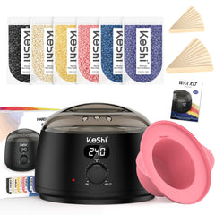 KeShi wax warmer with LCD display for precise home waxing control