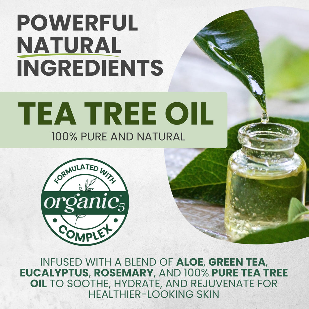 KESMEDIK Jabón corporal árbol de té, ingredientes naturales destacados para cuidado diario
