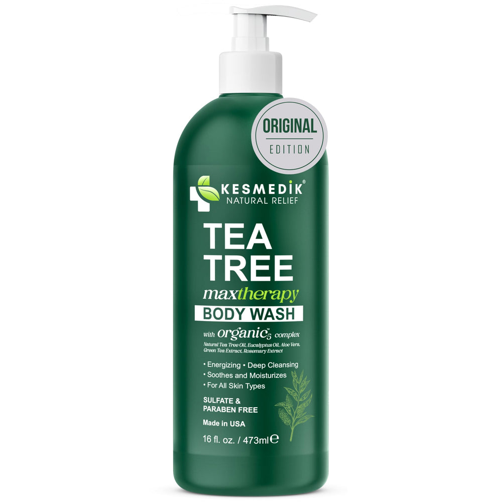 KESMEDIK Jabón corporal árbol de té, uso diario recomendado para piel sensible