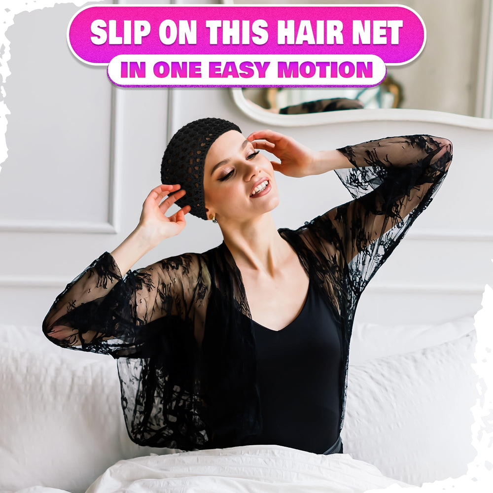 KETAR multi-purpose sleep wrap keeps hair neat while resting.