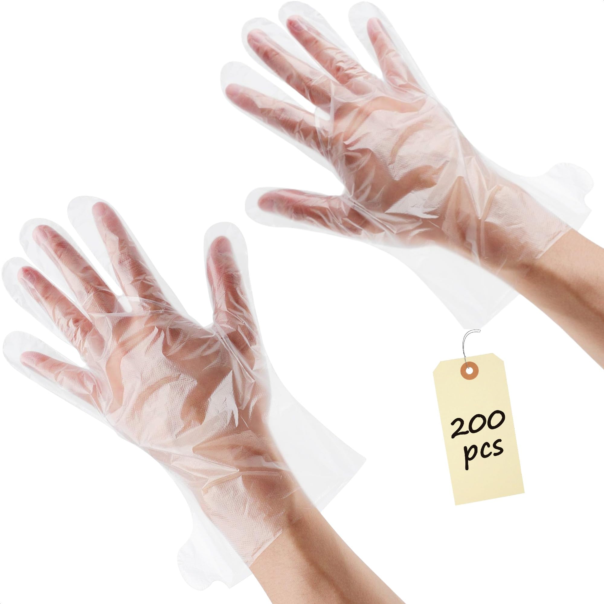 KETAR paraffin gloves pack 200 – convenient supply for home spa, waxing, and cleaning.